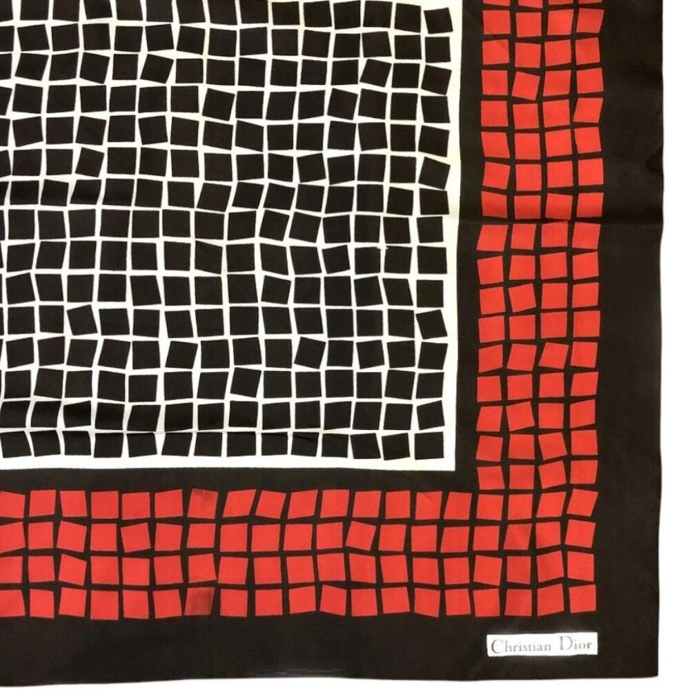 182187BG (S1) Christian Dior Scarf Multicolor Silk - Picture 5 of 9